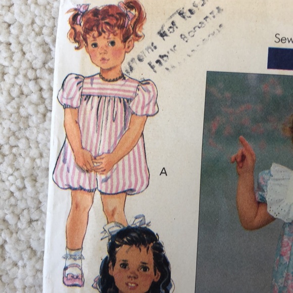 1990 new  vintage Butterick toddler Party Pants sewing pattern - Picture 4 of 16